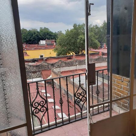 شقة مدينة مكسيكو  في Loft Terraza Coyoacan Vista Plaza Kiosco Depa 50M2 المظهر الخارجي الصورة