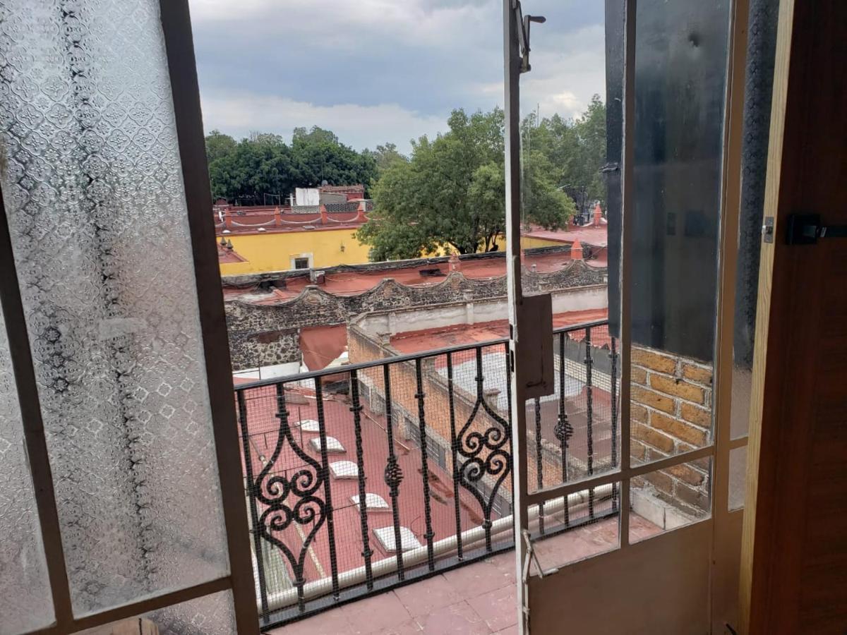 شقة مدينة مكسيكو  في Loft Terraza Coyoacan Vista Plaza Kiosco Depa 50M2 المظهر الخارجي الصورة